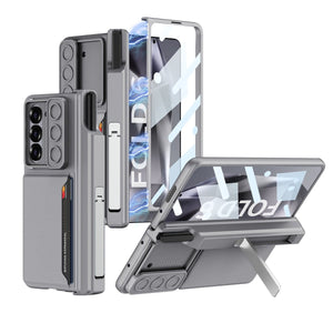 Magnetic Hinge Hidden Bracket All - included Case With Camera Protector For Galaxy Z Fold 7