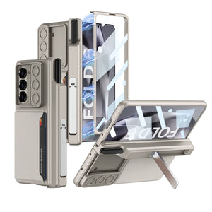 Magnetic Hinge Hidden Bracket All - included Case With Camera Protector For Galaxy Z Fold 7