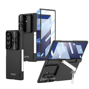 Magnetic Hinge Hidden Bracket All - included Case With Camera Protector For Galaxy Z Fold 7