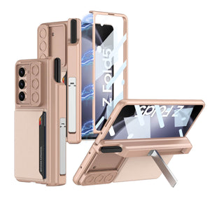 Magnetic Hinge Hidden Bracket All - included Case With Camera Protector For Galaxy Z Fold 7