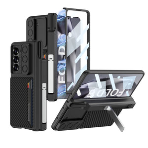 Magnetic Hinge Hidden Bracket All - included Case With Camera Protector For Galaxy Z Fold 7