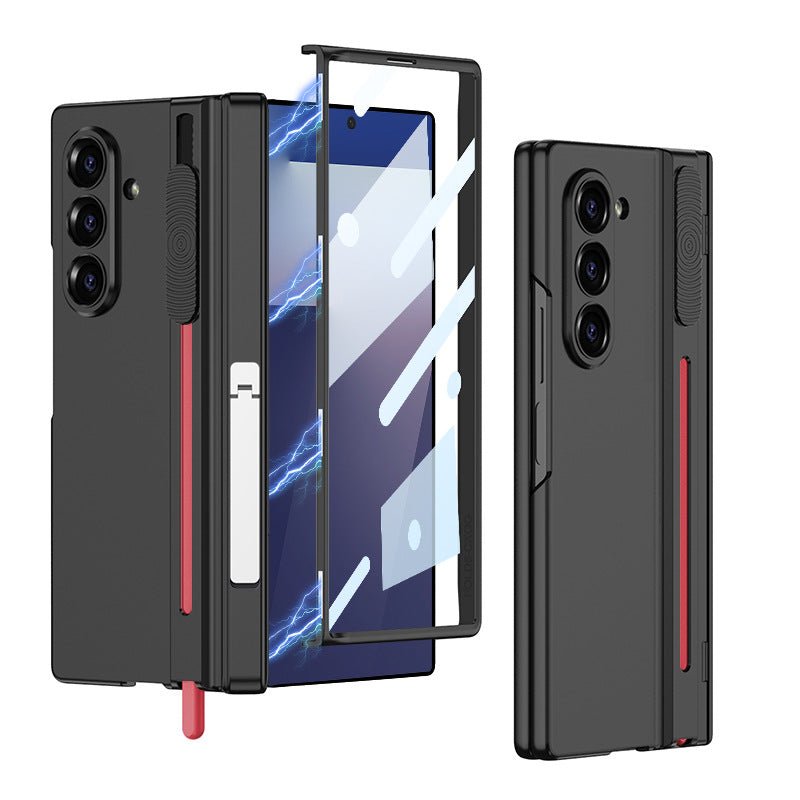 Magnetic Hinge Hidden Bracket All - included Case With Pen Box For Galaxy Z Fold 7