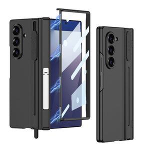 Magnetic Hinge Hidden Bracket All - included Case With Pen Box For Galaxy Z Fold 7