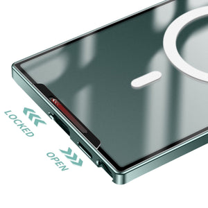 Magnetic Magsafe Metal Case for Galaxy S25 S24 S23 S22 S21 Ultra Plus Note20 Ultra
