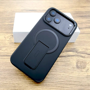 Magsafe Wireless Charging With Stand Shockproof Armor Matte Case For iPhone 17 16 15 14 13 Series