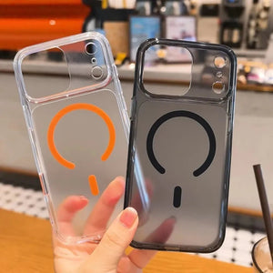 Matte Translucent Original Magsafe Active Camera Button Case For iPhone 17 Series