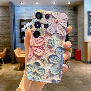 Oil Painting Flower Galaxy/iPhone Case