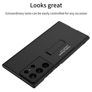 Ultra - thin Frosted Invisible Stand Cover For Galaxy S25 S24 S23 S22 Ultra Plus