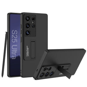 Ultra - thin Frosted Invisible Stand Cover For Galaxy S25 S24 S23 S22 Ultra Plus