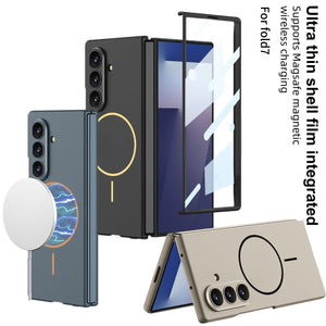 Ultra - thin Magbetic Phone Case With Screen Protector For Galaxy Z Fold7/6