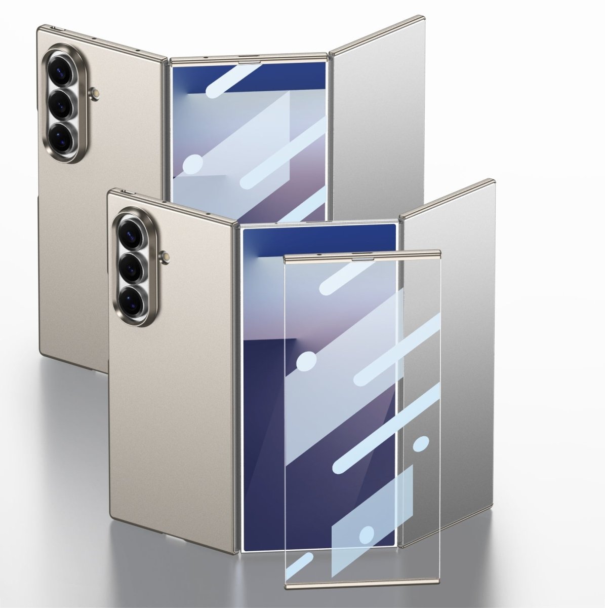 Ultra - thin Phone Case With Screen Protector For Galaxy Z TriFold