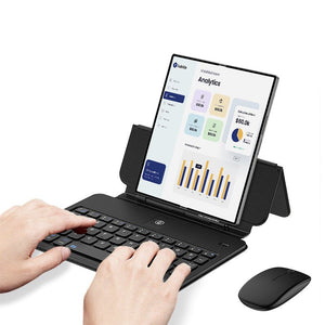 Wireless Leather Keyboard With Bluetooth Mouse And Stylus For Galaxy Z Fold