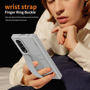 Wristband Holder Higne Shockproof Phone Case With Screen Protector For Galaxy Z Fold 7/6/5/4/3