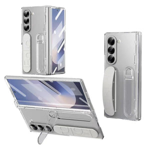 Wristband Holder Higne Shockproof Phone Case With Screen Protector For Galaxy Z Fold 7/6/5/4/3