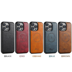 2 in 1 Detachable Cards Slot Wallet Magsafe Magnetic Wireless Charging Case For iPhone 16 15 14 13 Series