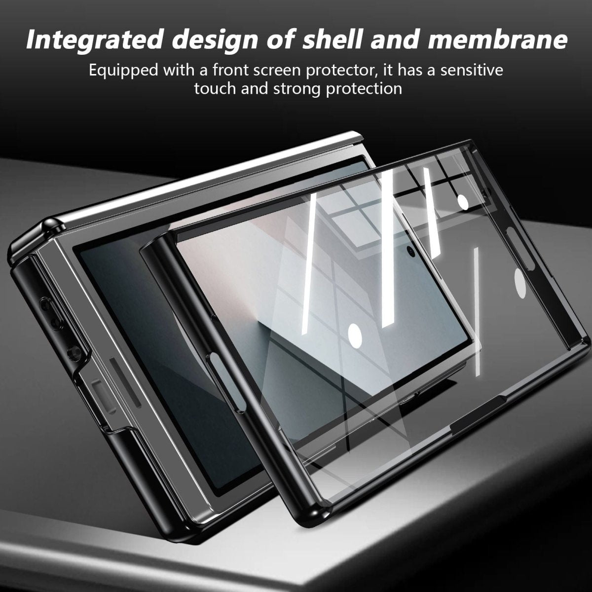360° Magnetic Bracket Shockproof Phone Case With Screen Protector For Galaxy Z Fold 7/6/5/4