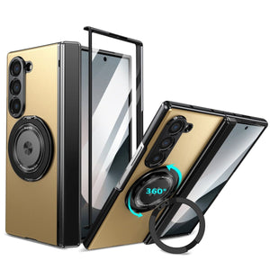 360° Magnetic Bracket Shockproof Phone Case With Screen Protector For Galaxy Z Fold 7/6/5/4