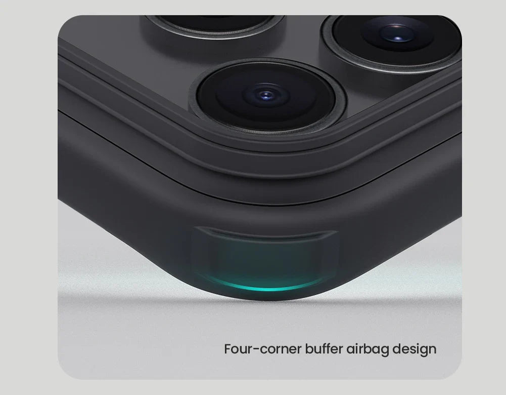 Airbags Shockproof Anti - Scratch Frosted Shield Phone Case For iPhone 17 Series