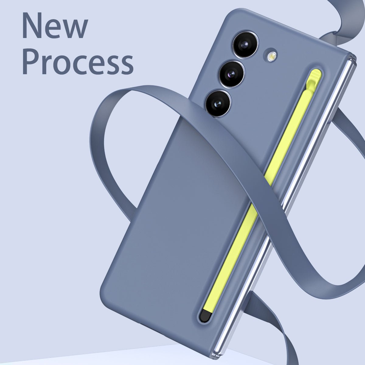 Anti - fall Protective Phone Case With Pen Tray Shell and Film For Galaxy Z Fold 7/6/5/4/3