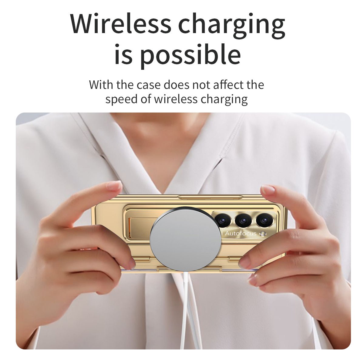 Armor Electroplated Shockproof Phone Case With Screen Protector For Galaxy Z Fold 7/6/5/4/3