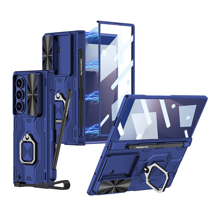 Armor Outdoor All - inclusive Phone Case With Pen Slot & Snap Ring For Galaxy Z Fold 7