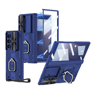 Armor Outdoor All - inclusive Phone Case With Snap Ring & Back Screen Protector For Galaxy Z Fold 7