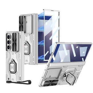 Armor Outdoor All - inclusive Phone Case With Snap Ring & Back Screen Protector For Galaxy Z Fold 7