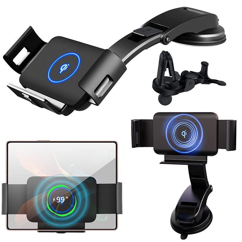Automatic Clamping Car Wireless Charger for Galaxy Z Fold Air Vent Mount Phone Holder