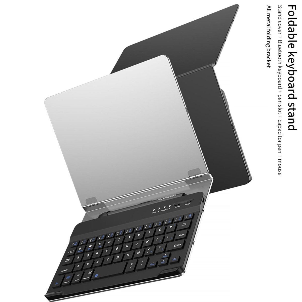 Bluetooth Magnetic Keyboard Metal Bracket For Galaxy Z Fold Series Come With keyboard+Metal Cover+Capacitive Pen+mouse