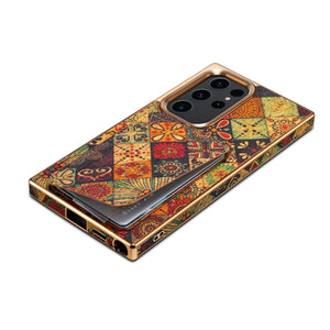 Bohemia Retro Anti - fall Protective Phone Case For Galaxy