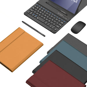 Business Keyboard Leather Cover With Bluetooth Mouse & Stylus For Galaxy Z TriFold