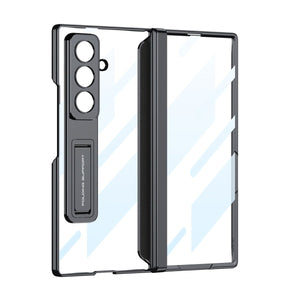 Business - style Electroplated Clear Phone Case For Galaxy Z Fold 7