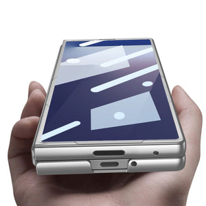 Business - style Pen Slot & Stylus Phone Case With Back Screen Protector For Galaxy Z Fold 7/6/5/4