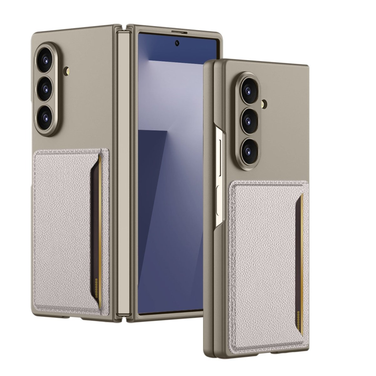 Business - style Protective Phone Case With Card Holder For Galaxy Z Fold 7/6