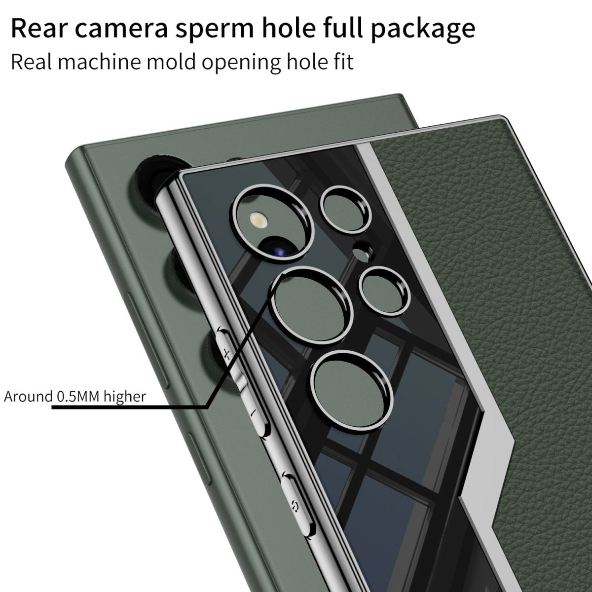 Electroplated Leather Anti - fall Protective Phone Case For Galaxy S26 S25 S24 S23 Ultra Plus