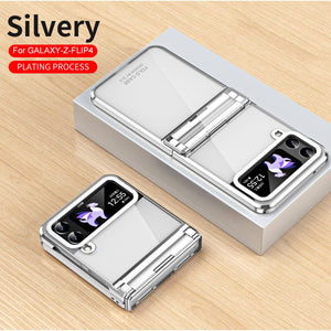 Electroplating Clear Phone Case For Galaxy Z Flip 7/6/5/4/3