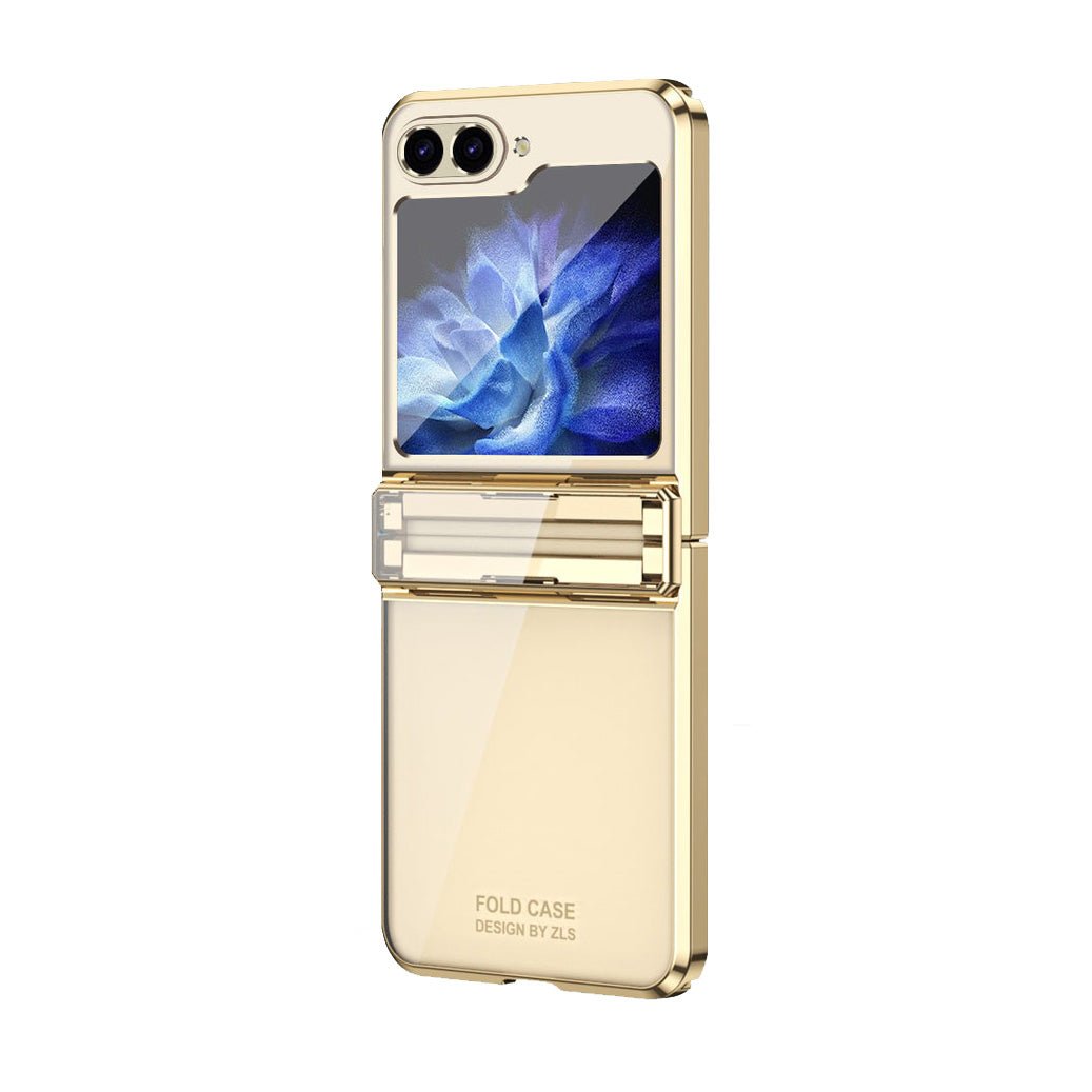 Electroplating Clear Phone Case For Galaxy Z Flip 7/6/5/4/3