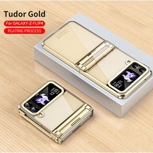 Electroplating Clear Phone Case For Galaxy Z Flip 7/6/5/4/3