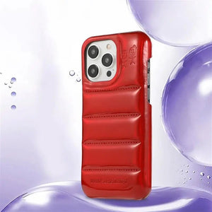 Fashion Warm Winter Jacket The Puffer Phone Case For iPhone 16 15 14 13 Series