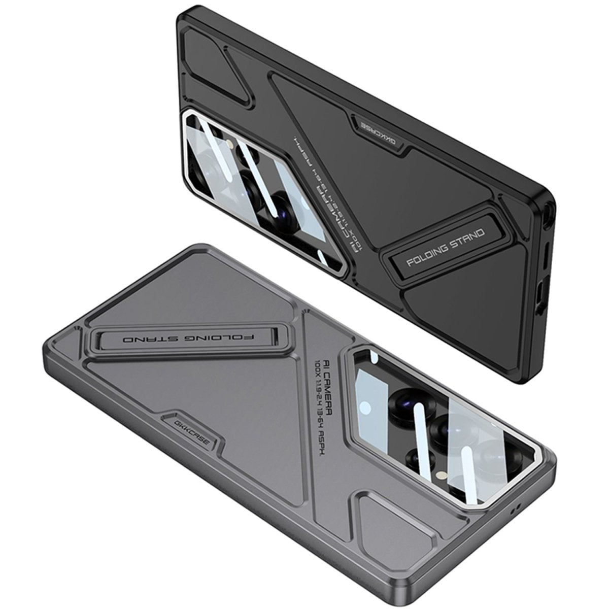 Full Lens Protection Phone Case With Holder For Galaxy S26 S25 S24 S23 Ultra