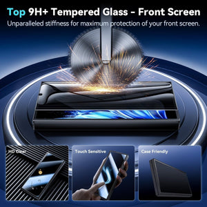 Galaxy Z Fold7 Fold6 Fold5 Foldable Screen Protector With Auto Align Mounting Frame Kit