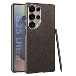 Leather Shockproof Phone Case For Galaxy S25 S24 S23 Ultra