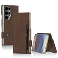 Leather Shockproof Phone Case For Galaxy S25 Ultra
