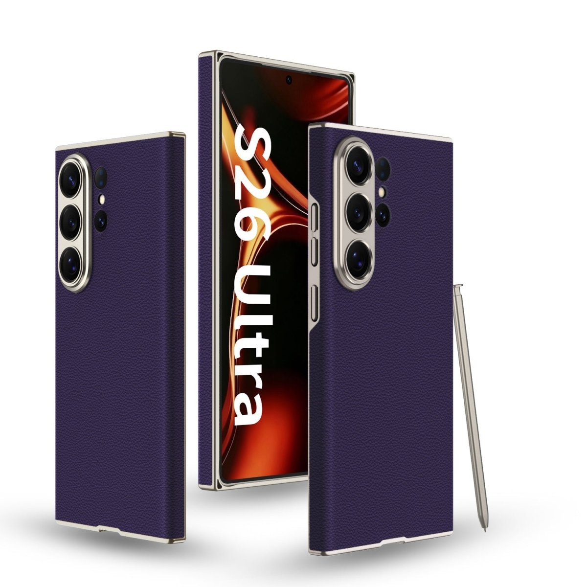 Leather Shockproof Phone Case For Galaxy S26 S25 S24 S23 Ultra