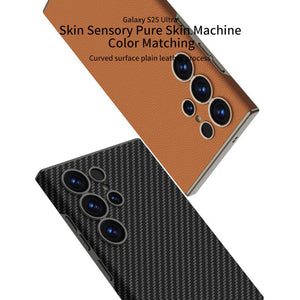 Leather Shockproof Phone Case For Galaxy S26 S25 S24 S23 Ultra