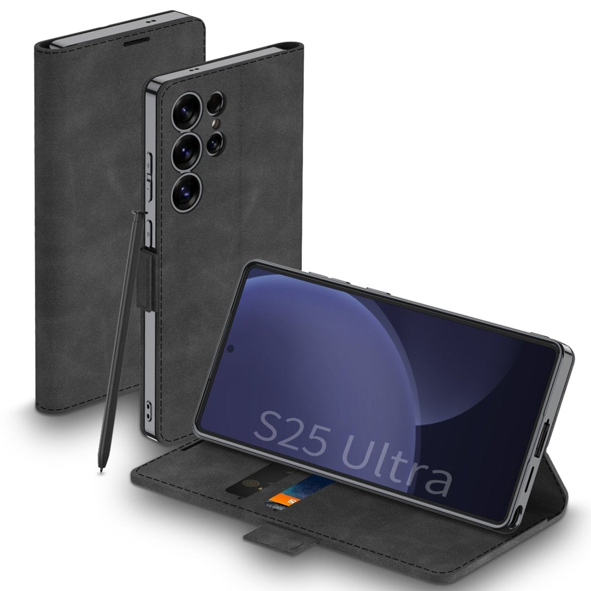 Leather Shockproof Phone Cover For Galaxy S25 Ultra