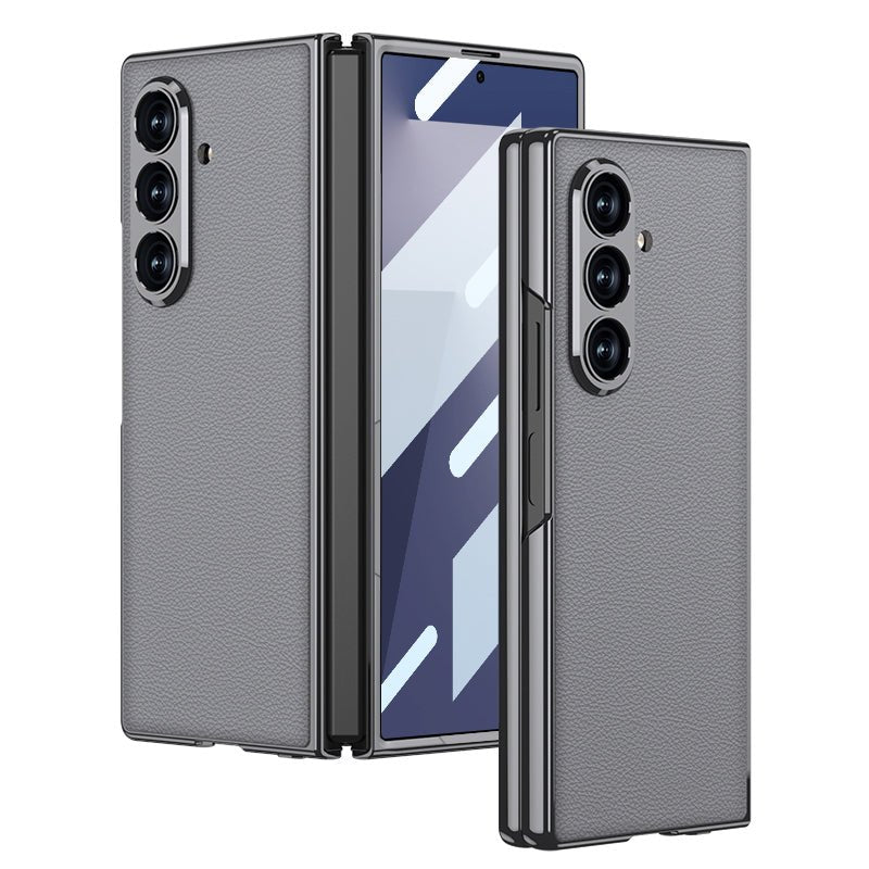 Luxurious Leather Cover For Galaxy Z Fold7 Fold6 Fold5 Fold4