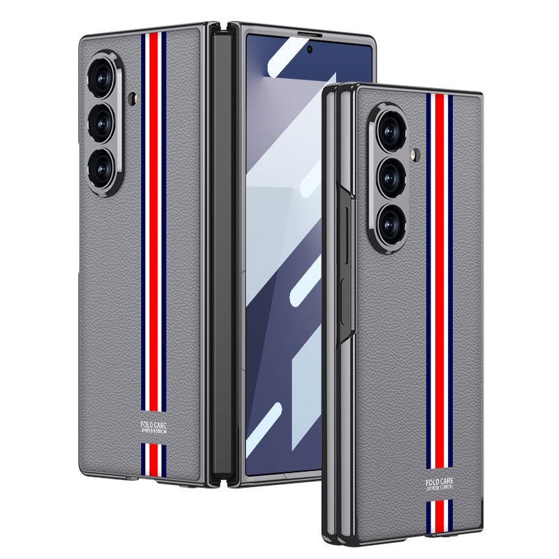 Luxurious Leather Cover For Galaxy Z Fold7 Fold6 Fold5 Fold4