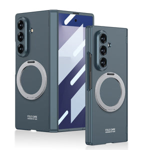 Luxurious Magnetic Ring Holder Phone Case For Galaxy Z Fold 7