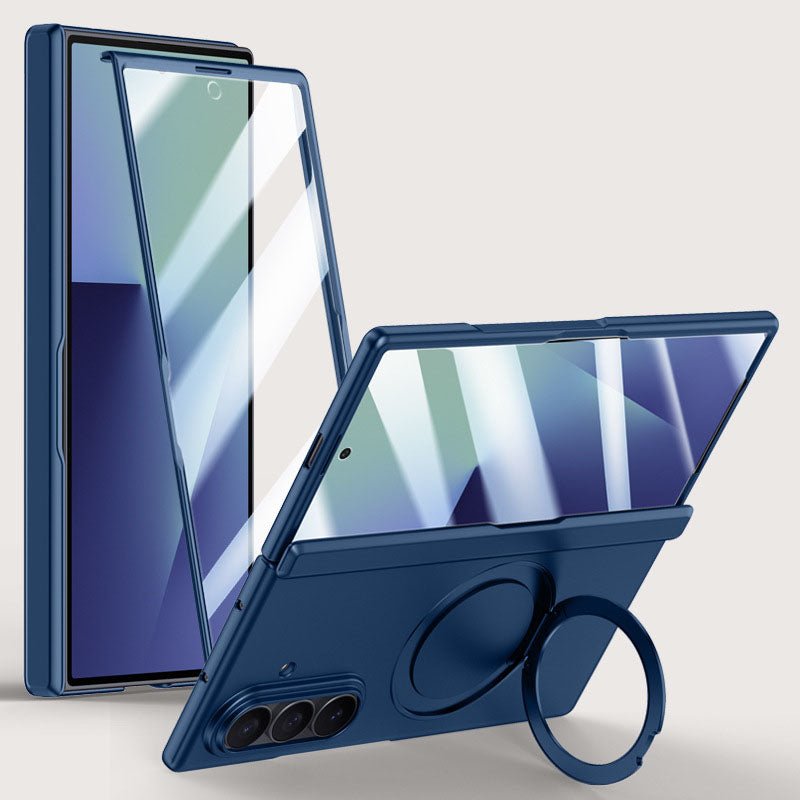 Luxurious Magnetic Ring Holder Phone Case For Galaxy Z Fold 7